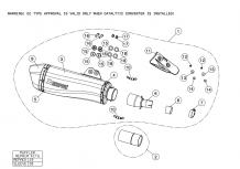 Akrapovic Slip-on Line RVS Black Einddemper met EURO4 Keuring Kymco AK550 2017 2020