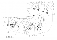 Akrapovic Evolution Line Titanium Compleet Uitlaatsysteem zonder E-keur Suzuki GSX-R 1000 2017 2020
