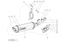 Akrapovic Slip-On Line Carbon Einddemper met E-keur Suzuki GSX-R 1000 2017 > 2020