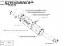 Akrapovic Slip-On Line Carbon met E-keur Suzuki GSF 1250 BANDIT 2007 2015