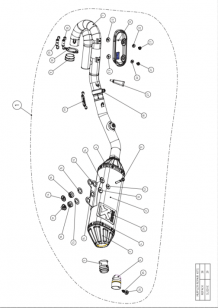 Akrapovic Racing Line Titanium Compleet Systeem zonder E-keur Suzuki RM-Z 250 2010-2018