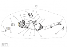 Akrapovic Slip-on Line Titanium zonder E-keur Suzuki RM-Z 250 2010-2018