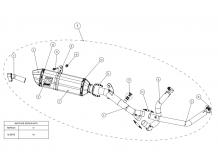 Akrapovic Slip-on Line Carbon zonder E-keur Suzuki V-Strom 650 2004-2016