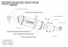 Akrapovic Slip-on Line Carbon met E-keur Suzuki GSX 600 R 2011-2016