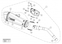 Akrapovic Slip-on Line Titanium Einddemper met Euro4 Keuring Triumph Tiger 800 2018 2020