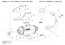 Akrapovic Racing Line RVS Black Compleet Uitlaatsysteem met EURO4 Keuring Vespa Primavera 150ie 3V 2017 2020