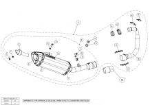 Akrapovic Racing Line Titanium Compleet Systeem met E-keur Yamaha YZF-R125 2014-2016