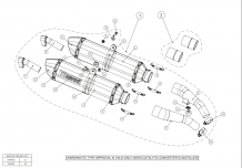 Akrapovic Slip-on Line Titanium Einddemper Set met E-keur Yamaha FJR 1300 2006-2012