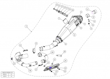 Akrapovic Evolution Line Titanium Compleet Systeem zonder E-keur Yamaha WR 250 F 2015-2016