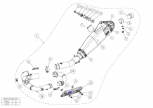Akrapovic Racing Line Titanium Compleet Uitlaatsysteem Yamaha WR 250 F 2015 > 2016