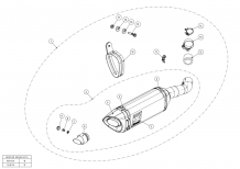 Akrapovic Slip-On Line Carbon met E-keur Yamaha YZF-R25 2014 2016