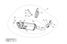 Akrapovic Slip-On Line Carbon Einddemper met EURO4 Keuring Yamaha MT-03 2016 2020