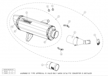 Akrapovic Slip-On Line RVS Einddemper met E-keur Yamaha X-MAX 300 2017 2020