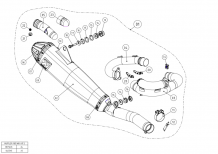 Akrapovic Evolution Line Titanium Compleet Uitlaatsysteem zonder E-keur Yamaha YZ 450 F 2018 2020