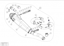Akrapovic Racing Line Titanium Compleet Systeem zonder E-keur Yamaha YZ 450 F 2018 2019
