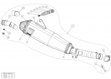Akrapovic Slip-On Line Titanium Einddemper zonder E-keur Yamaha WR 450 F 2016 2018