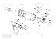 Akrapovic Slip-on Line Titanium Einddemper met E-keur Yamaha YZF R6 2017 2020