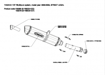 Akrapovic Slip-on Line Carbon met E-keur Yamaha YZF-R6 2003-2005