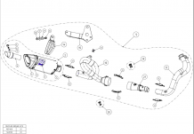 Akrapovic Racing Line Carbon Compleet Uitlaatsysteem zonder E-keur Yamaha MT-07/FZ-07 2014 > 2021