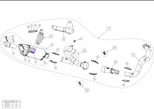 Akrapovic Racing Line Carbon Compleet Uitlaatsysteem zonder E-keur Yamaha Tracer 700 / GT 2016 > 2021