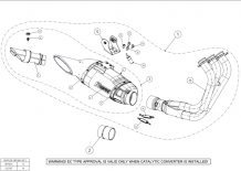 Akrapovic Racing Line Titanium Compleet Systeem met E-keur Yamaha Tracer 900 2015-2016