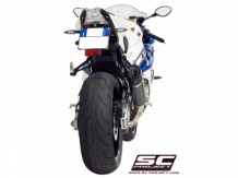 SC Project Conical Carbon Einddemper met E-keur BMW S1000RR 2015 2016