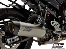 SC Project SC1-R Low Position Titanium Einddemper met Euro4 Keuring BMW S1000XR 2017 > 2019