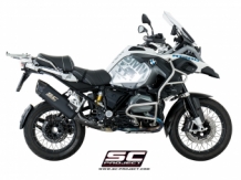 SC Project Adventure Titanium Black Slip-on Einddemper met E-Keuring BMW R1200GS 2013 2016
