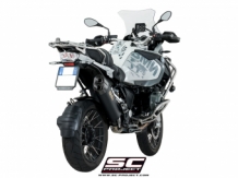 SC Project Adventure Titanium Black Slip-on Einddemper met E-Keuring BMW R1200GS 2013 2016