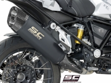 SC Project Adventure Titanium Black Slip-on Einddemper met E-Keuring BMW R1200GS 2013 2016