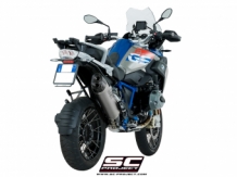 SC Project Adventure Titanium Slip-on Einddemper met E-Keur BMW R1200GS 2013 2016
