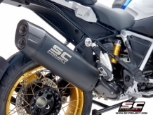 SC Project Adventure Titanium Matt Black Einddemper met EURO4 Keuring BMW R1250GS 2019 2020