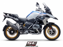 SC Project Adventure Titanium Matt Grey Slip-on Einddemper met Euro4 Keuring BMW R1250GS 2019