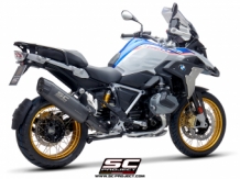 SC Project Adventure Titanium Matt Grey Slip-on Einddemper met Euro4 Keuring BMW R1250GS 2019