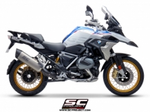 SC Project Adventure Titanium Slip-on Einddemper met EURO4 Keuring BMW R1250GS 2019 2020