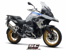 SC Project Adventure Titanium Slip-on Einddemper met EURO4 Keuring BMW R1250GS 2019 2020