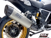SC Project Adventure Titanium Slip-on Einddemper met EURO4 Keuring BMW R1250GS 2019 2020