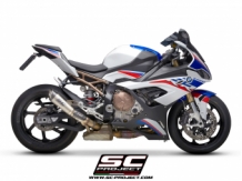 SC Project S1 Titanium Einddemper met EURO4 Keuring incl. Carbon Heatshield BMW S1000RR 2019 2020