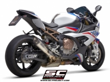 SC Project S1 Titanium Einddemper met EURO4 Keuring incl. Carbon Heatshield BMW S1000RR 2019 2020