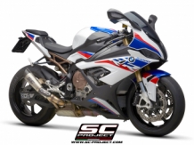 SC Project S1 Titanium Einddemper met EURO4 Keuring incl. Carbon Heatshield BMW S1000RR 2019 2020