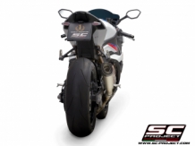 SC Project S1 Titanium Einddemper met EURO4 Keuring incl. Carbon Heatshield BMW S1000RR 2019 2020