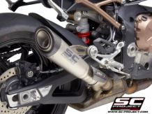 SC Project S1 Titanium Einddemper met EURO4 Keuring incl. Carbon Heatshield BMW S1000RR 2019 2020