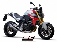 SC Project Conic Carbon Slip-on Einddemper met E-keur BMW F 900 R 2020 > 2021