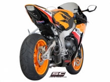 SC-Project Oval Carbon Slip-on Einddemper met E-keur Honda CBR 1000 RR 2008 > 2013
