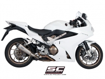 SC Project Conical Titanium Einddemper met E-keur Honda VFR800F 2014 > 2016
