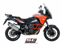 SC Project Adventure Titanium Slip-on Einddemper met E-keur KTM 1290 Super Adventure 2017 2020