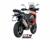 SC Project Adventure Titanium Slip-on Einddemper met E-keur KTM 1290 Super Adventure 2017 2020