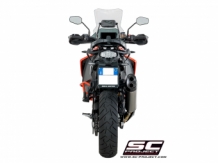 SC Project Adventure Titanium Slip-on Einddemper met E-keur KTM 1290 Super Adventure 2017 2020