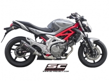 SC Project Oval Carbon met E-keur Suzuki Gladius 650 2009 2015
