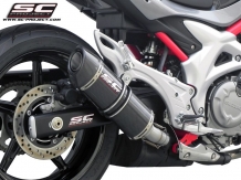 SC Project Oval Carbon met E-keur Suzuki Gladius 650 2009 2015
